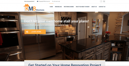 KMB Homes website was designed by Interlace Communications based out of Shoemakersville PA