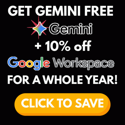 get gemini free plus 10 percent off google workspace for a whole year with us